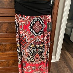 I N Studio long petite skirt
